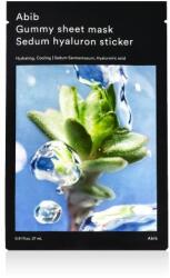 ABIB Gummy Sheet Mask Sedum Hyaluron Sticker arcmaszk minden bőrtípus 27 ml uniszex