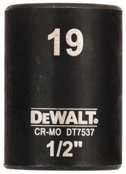DEWALT DT7537-QZ Extreme Impact dugókulcs, 1/2" , rövid, 19 mm (DT7537-QZ)