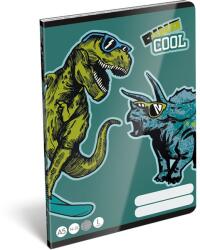 Lizzy Card Dino Cool 22965499 FSC A5 14-32 tűzött vonalas füzet (18879) - officedepot
