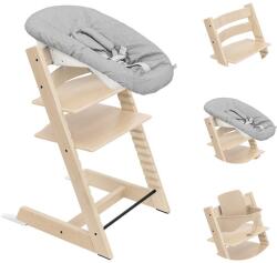 Stokke Tripp Trapp Bundle with Newborn Set Natural fa etetőszék