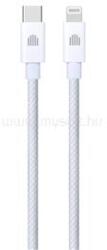 Dviced Cable USB-C to Lightning Nylon Textile 1, 25m - White (DV120006) (DV120006)