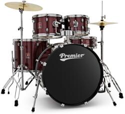 Premier Revolution 22" 5pc Drum Kit Red Sparkle