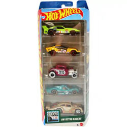 Mattel Hot Wheels kisautók 5 darabos szett - HW Retro Racers (JBJ86) - morzsajatekbolt