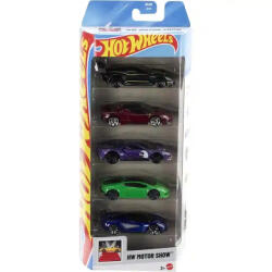Mattel Hot Wheels kisautók 5 darabos szett - HW Motor Show (JBJ89) - morzsajatekbolt