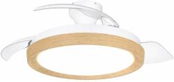 Philips - Plafonieră LED dimabilă cu ventilator BLISS LED/35W/230V, maro + telecomandă (P7324)