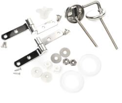  Rozsdamentes 2 pántos WC-tető zsanér MDF ülőkéhez (WCZS-002)