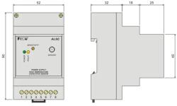  Kapacitív szintérzékelő elektronika, 24 Vac (BPSO2ACT)