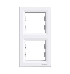 Schneider Electric ASFORA Kettes keret, függőleges, fehér (EPH5810221)