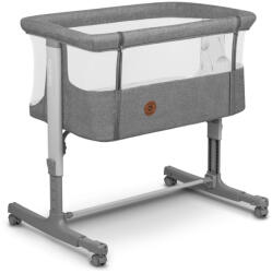 LIONELO Aurora 3in1 babaágy, bölcső és babaöböl - Grey Concrete Grey Concrete