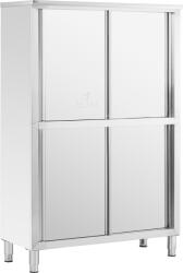 Royal Catering Rozsdamentes acél tányér szekrény - 120 cm (RCGE-120)