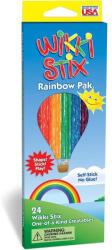 EG Wikki Stix Rainbow 24db-os ragacsos rúd kreatív játék (603)