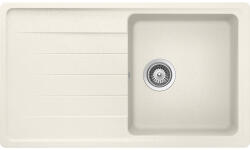 SCHOCK Schock Element D-100 konyhai mosogatótálca Cristalite Vanilla 860 x 500 mm, gránit kompozit, megfordítható, hagyományos beépítés, világos bézs (ELED100VANI)
