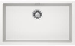 SCHOCK Schock Kaia N-100XL Cristadur Polaris konyhai mosogatótálca, gránit kompozit, hófehér, 756 x 456 mm, munkalapra/munkalap alá/szintbe építés (KAIN100XLPOLA)