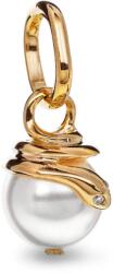 PANDORA Moments 763375C01 Kígyó gyöngyházfényű mini függő charm (Ag925/1000, 1, 06 g)