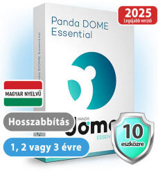 Panda Dome Essential HUN 10 Eszköz 3 év online vírusirtó szoftver (hosszabbítás) (W01YPDE0E10_hosszabbitas_3ev)