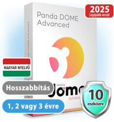 Panda Dome Advanced HUN 10 Eszköz 3 év online vírusirtó szoftver (hosszabbítás) (W01YPDA0E10_hosszabbitas_3ev)