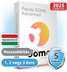Panda Dome Advanced HUN 5 Eszköz 3 év online vírusirtó szoftver (hosszabbítás) (W01YPDA0E05_hosszabbitas_3ev)