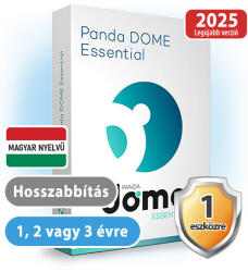 Panda Dome Essential HUN 1 Eszköz 3 év online vírusirtó szoftver (hosszabbítás) (W01YPDE0E01_hosszabbitas_3ev)