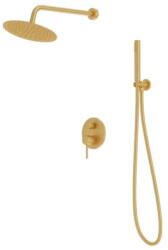 Lavita Set de dus Lavita, Verdi, cu baterie, palarie dus rotunda, bara si furtun, 1 jet, brushed gold (41628)