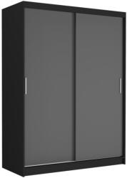  Rivano III. Gardróbszekrény 150x200x60 cm - Fekete, Antracit