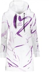 Altisport Prémium női funkcionális hosszabbított pulóver ALTISPORT VOJ/ALW049MI03 FEHÉR/LILA méret: XXXL
