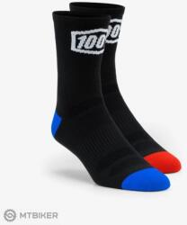  100% Terrain MTB Performance zokni, fekete (S/M)