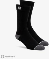  100% Flow Performance MTB zokni, fekete (L/XL)