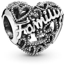 PANDORA Moments People 798571C00 Szív és család charm (Ag925/1000, 1, 5 g)