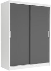  Rivano III. Gardróbszekrény 150x200x60 cm - Fehér, Antracit