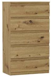  Komód 5 Fiókos - R5 - Artisan Tölgy