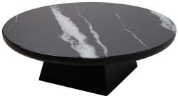 Ma Maison Dover 100 dohányzóasztal gyanta márvány mintázatú fekete (MM001501100420)