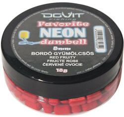 DOVIT Favorite Dumbell Neon 8mm 15 g - Bordó gyümölcsös