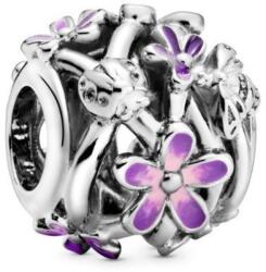 PANDORA Moments Garden 798772C02 Áttört lila százszorszép charm (Ag925/1000, 2, 3 g)