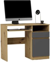 Mobene Modern Számítógépasztal N35 - Artisan Tölgy - Antracit