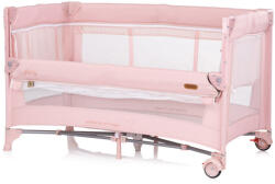Chipolino Glory multifunkciós utazóágy - pink marshemllow - pepita - 31 990 Ft