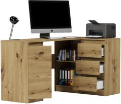 Mobene Modern Sarok Számítógépasztal N12 - Artisan Tölgy