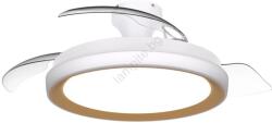 Philips - Димируемо таванно осветително тяло с вентилатор BLISS LED/35W/230V златисто + дистанционно управление (P7321)