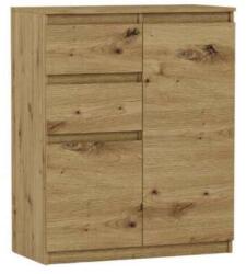  Komód 2 Fiókos 2 Ajtós - Artisan Tölgy