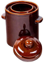  Kerámia savanyító/fermentáló fazék dobozban 5L