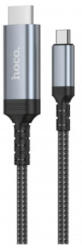 hoco. UA43 Video kábel, szürke (USB-C to HDMI, 1.8m)