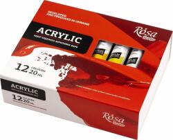 Rosa Studio Комплект акрилни бои 12x20ml (9074769)
