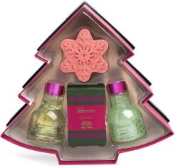 IDC Institute 4 db-os fürdőtermék készlet fahéjjal és fenyővel, IDC Institute, 50/100 ml