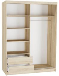  Rivano IV. Tolóajtós Gardróbszekrény 150x200x60 cm - Sonoma