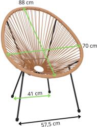 SPRINGOS Gf0084 Kerti Szék 72 X 82 X 85 Cm (gf0084)