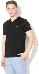 Lacoste Lacoste, V-nyakú pamutpóló, Fekete, 4 (TH6710-031-4)