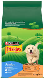 Friskies Friskies Junior kutyakaja csirkével és zöldségekkel, tejjel 10 kg