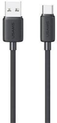 USAMS ky adatkábel, usb - type-c, 3a, gyorstöltő, 300cm, fekete (SJ698USB01)