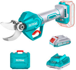 TOTAL Akkus metszőolló 20/30mm / P20S/ INDUSTRIAL Szettben (Akkumulátor 1x2Ah, Charger, Töltő, Koffer) (TSSLI203083) (TSSLI203083)
