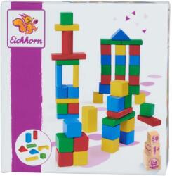 Simba Toys Eichhorn: Színes fakockák 50db-os szett - Simba Toys (100007700) - jatekshop