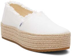 TOMS Női naplopók, TOMS, vászon, fehér, 38 EU